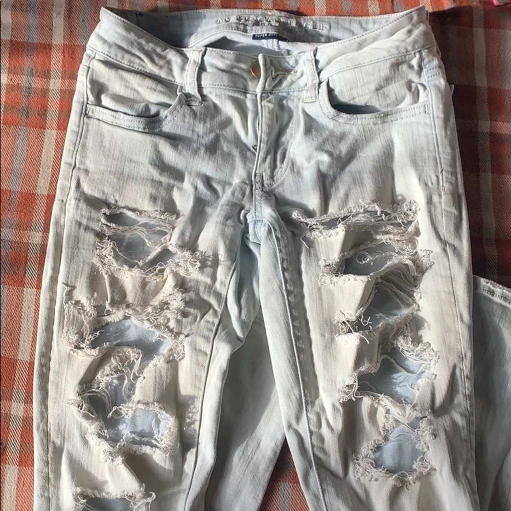 A&E Low Rose light wash Jeans